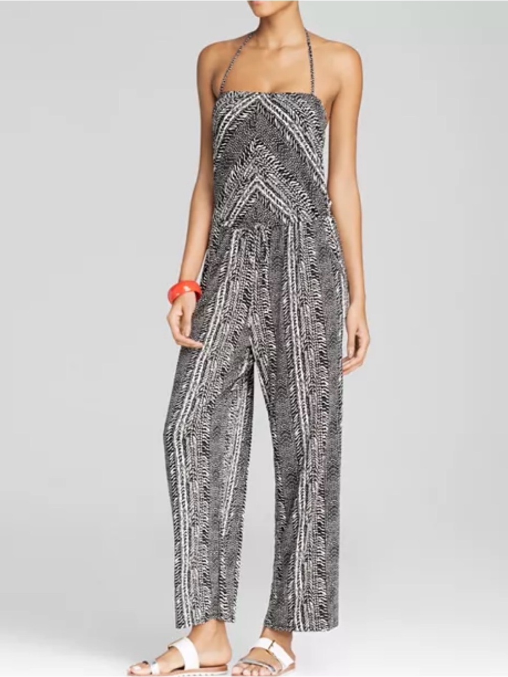 Robin Piccone Renee Batik Jumpsuit Swim Cover-Up